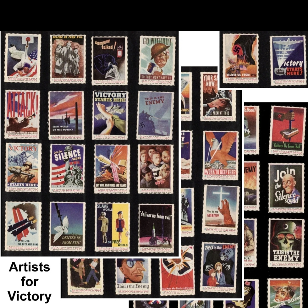 Artist for Victory Stamps WW2